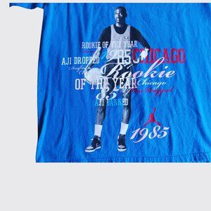Vintage 90s Michael Jordan T-Shirt: Blue Bulls Graphic Tee, Size XL